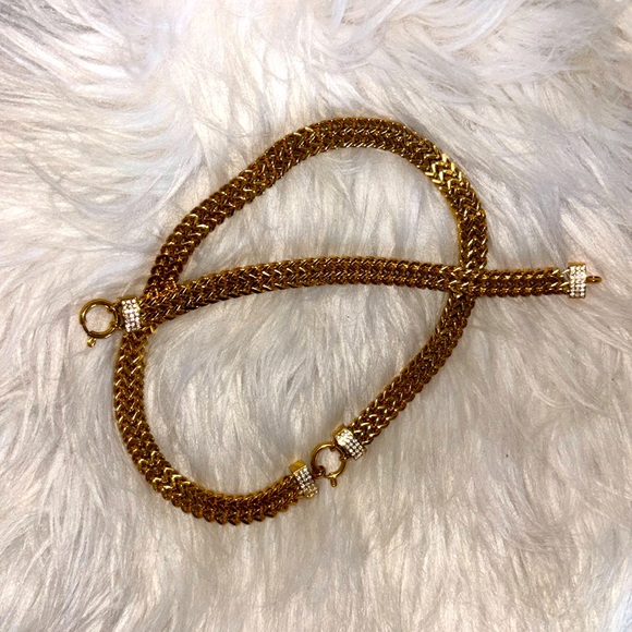 Choker and bracelet costume jewelry set - Picture 1 of 3